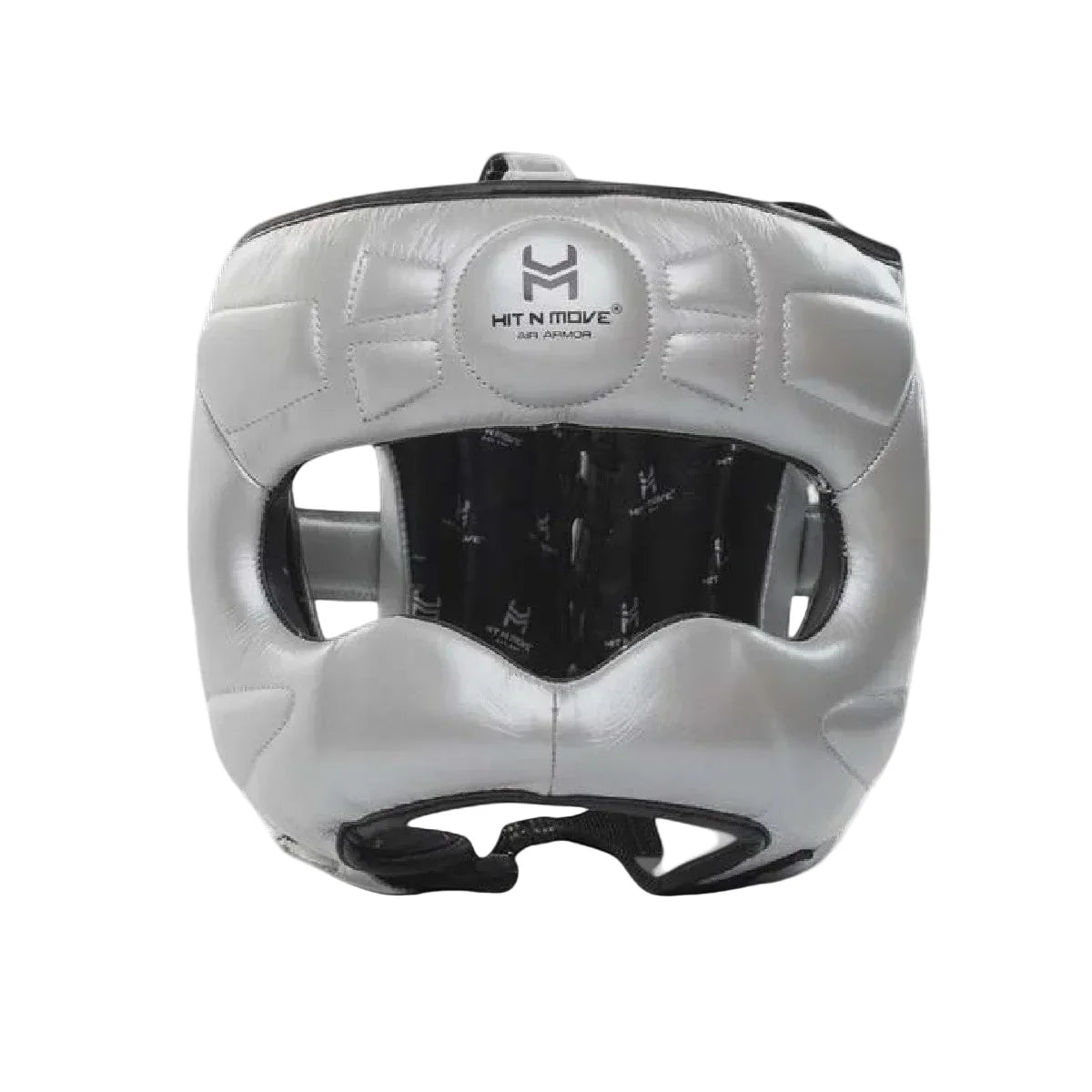 Hit N Move Air Armor Face Saver Headgear "VISION" (SILVER)