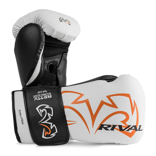 Rival RS11V Evolution Sparring Gloves (WHITE)