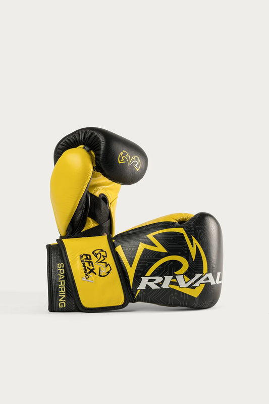 Rival RFX-Guerrero-V Sparring Gloves P4P Edition (BLACK/YELLOW)