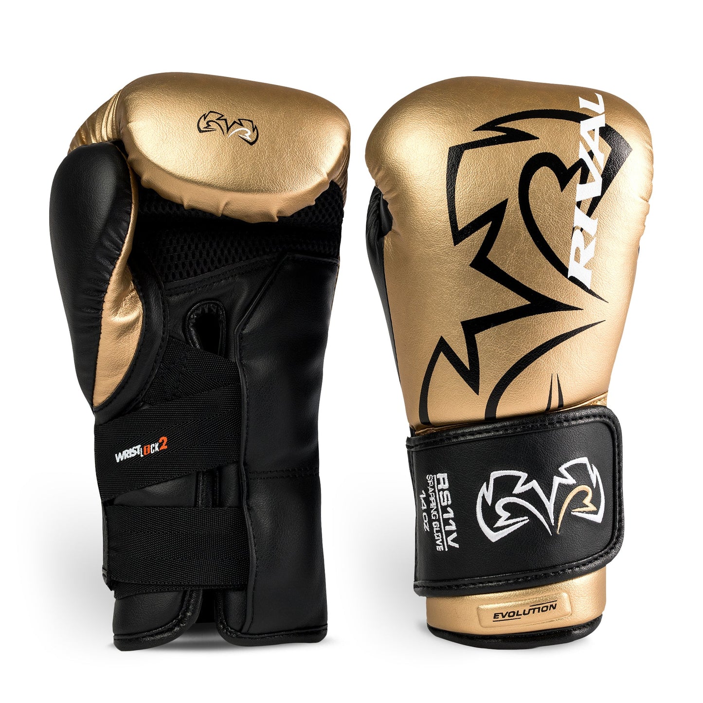 Rival RS11V Evolution Sparring Gloves (GOLD)