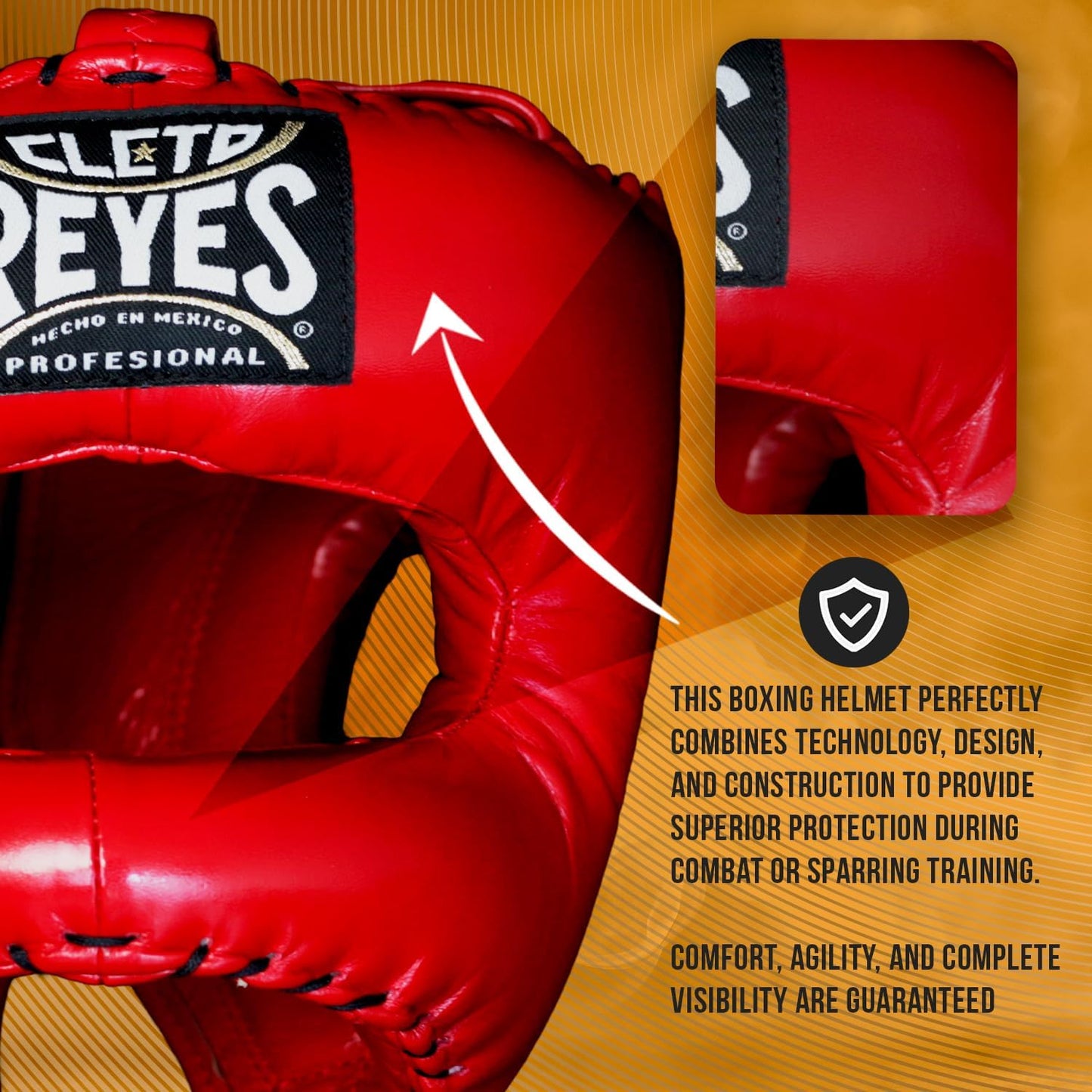 Cleto Reyes Traditional Facebar Headgear (RED)