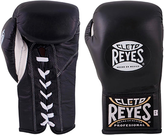 Cleto Reyes Safetec Professional Boxing Gloves (BLACK)