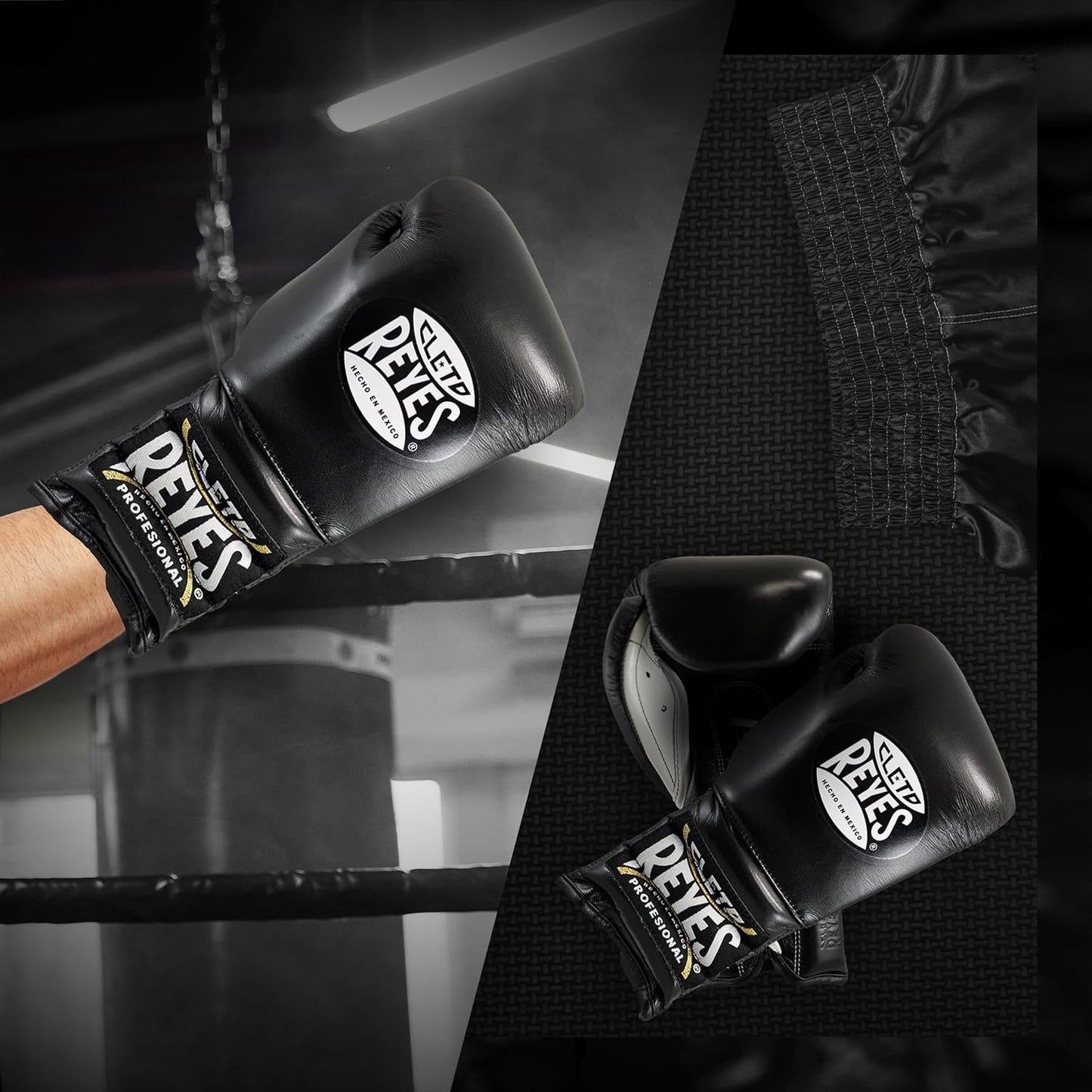 Cleto Reyes Traditional Lace Up Gloves (BLACK)