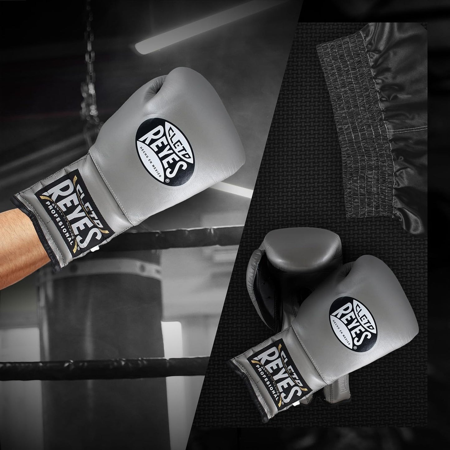 Cleto Reyes Traditional Lace Up Gloves (SILVER)