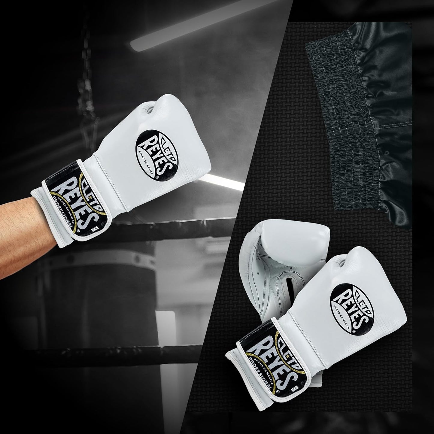 Cleto Reyes Hook and Loop Strap Gloves (WHITE)
