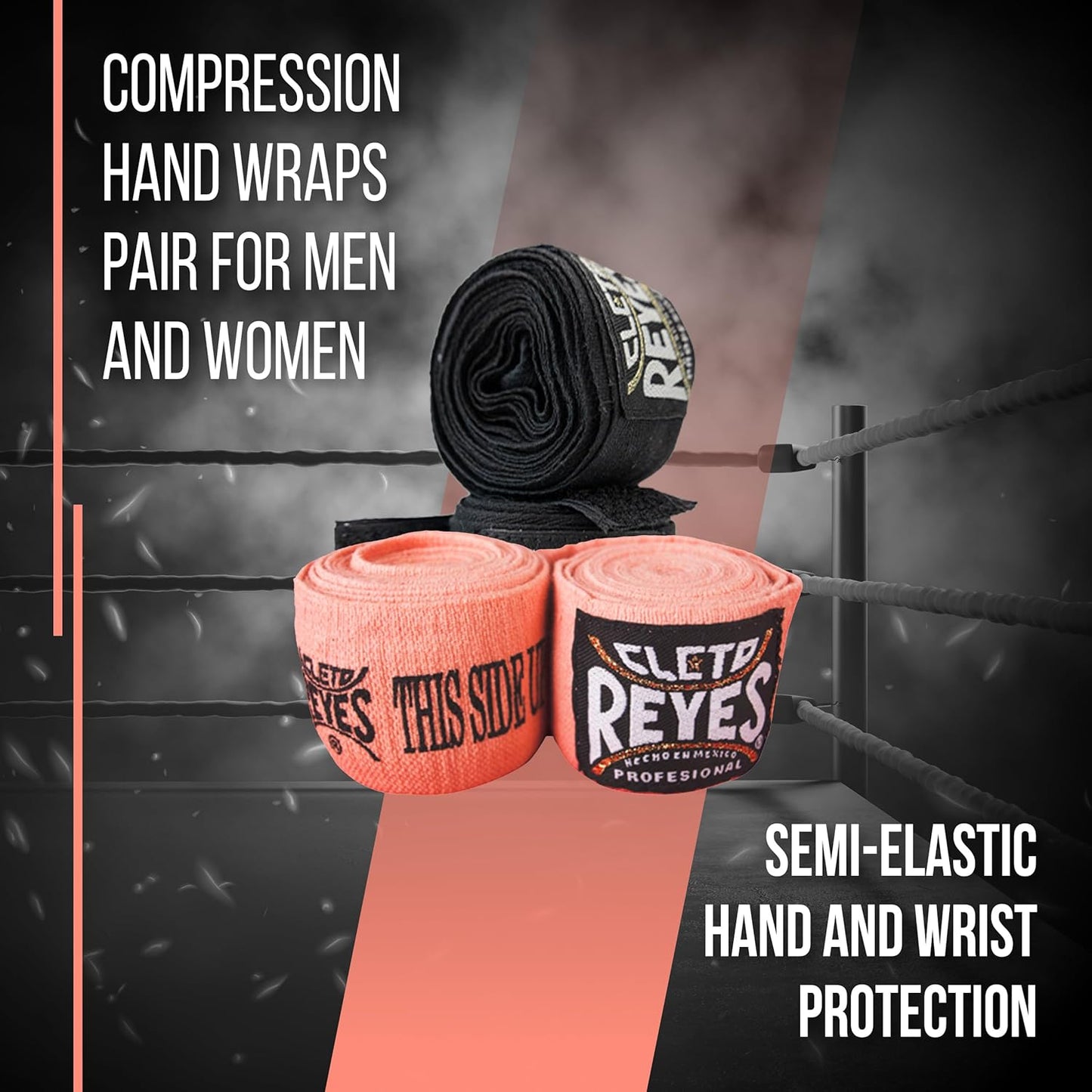 Cleto Reyes Boxing Hand Wraps (BLACK)