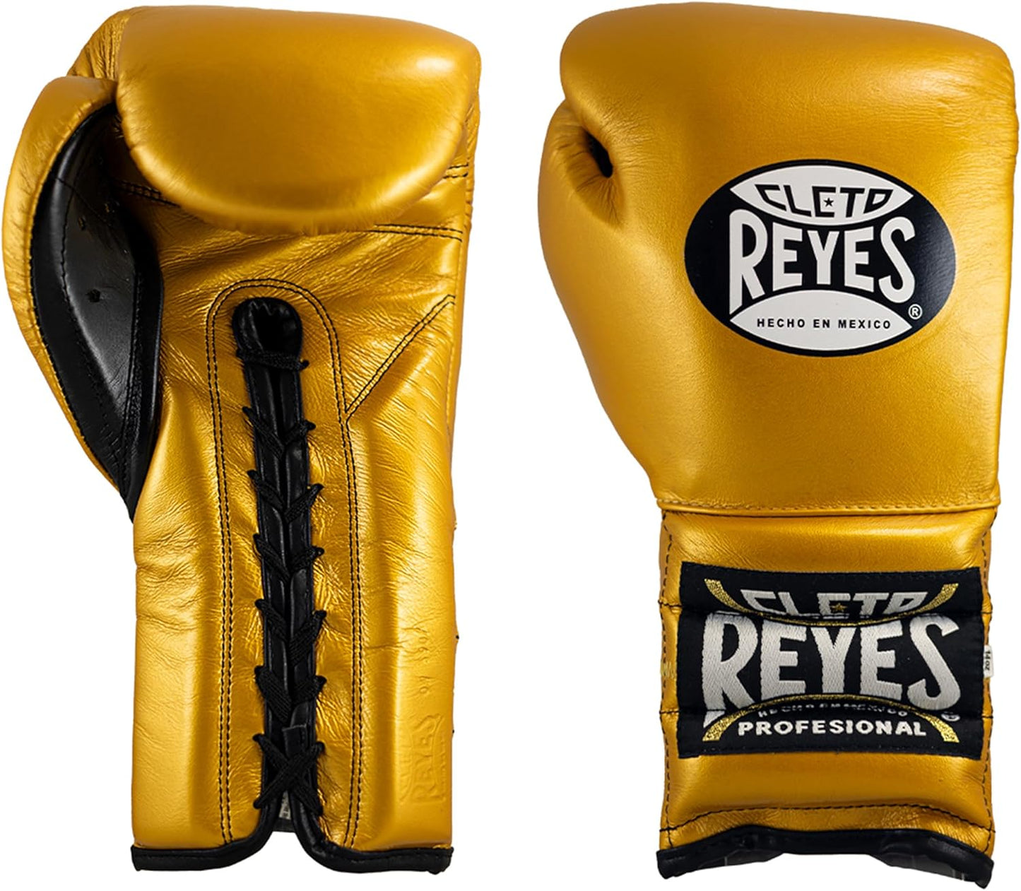 Cleto Reyes Traditional Lace Up Gloves (GOLD)