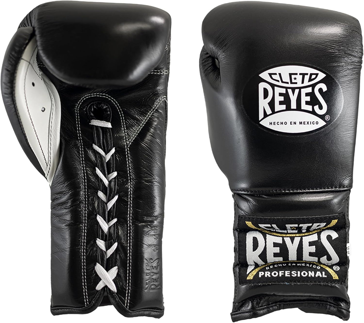 Cleto Reyes Traditional Lace Up Gloves (BLACK)