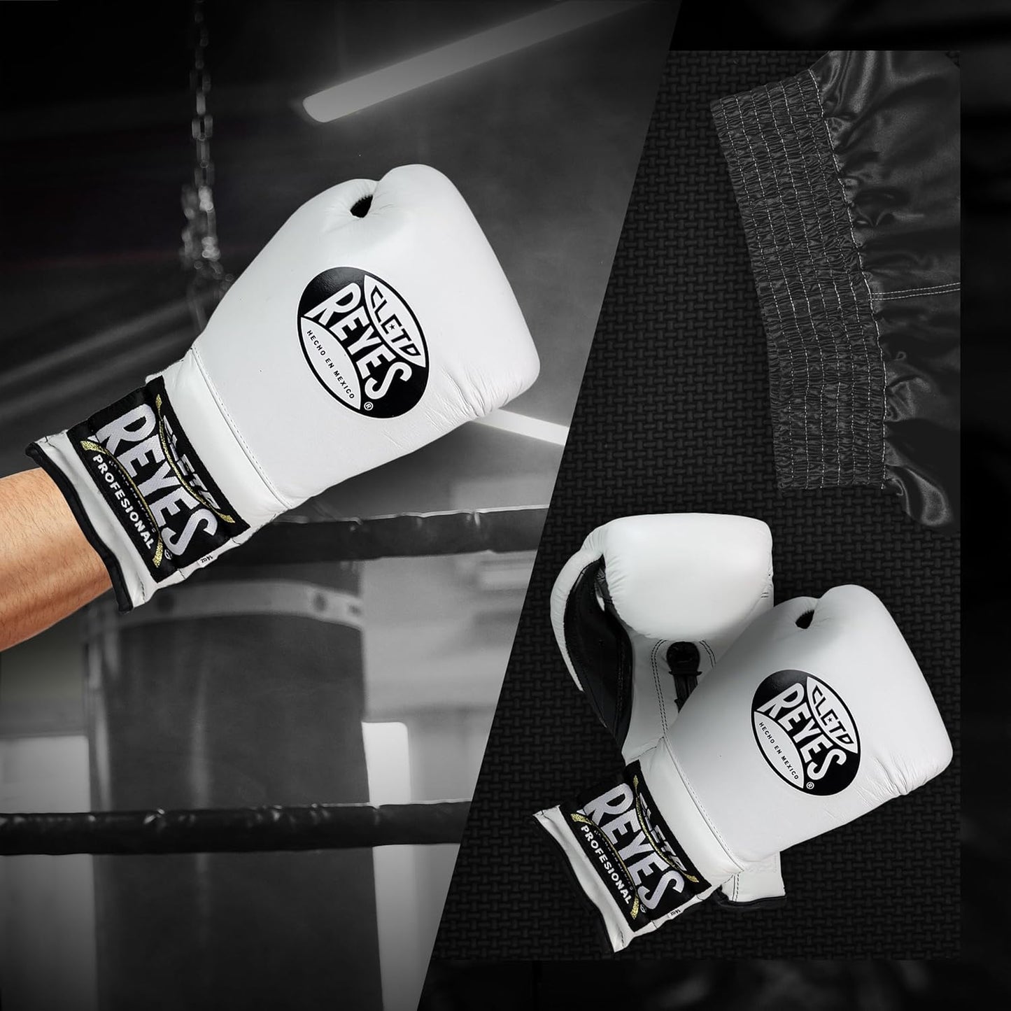 Cleto Reyes Traditional Lace Up Gloves (WHITE)