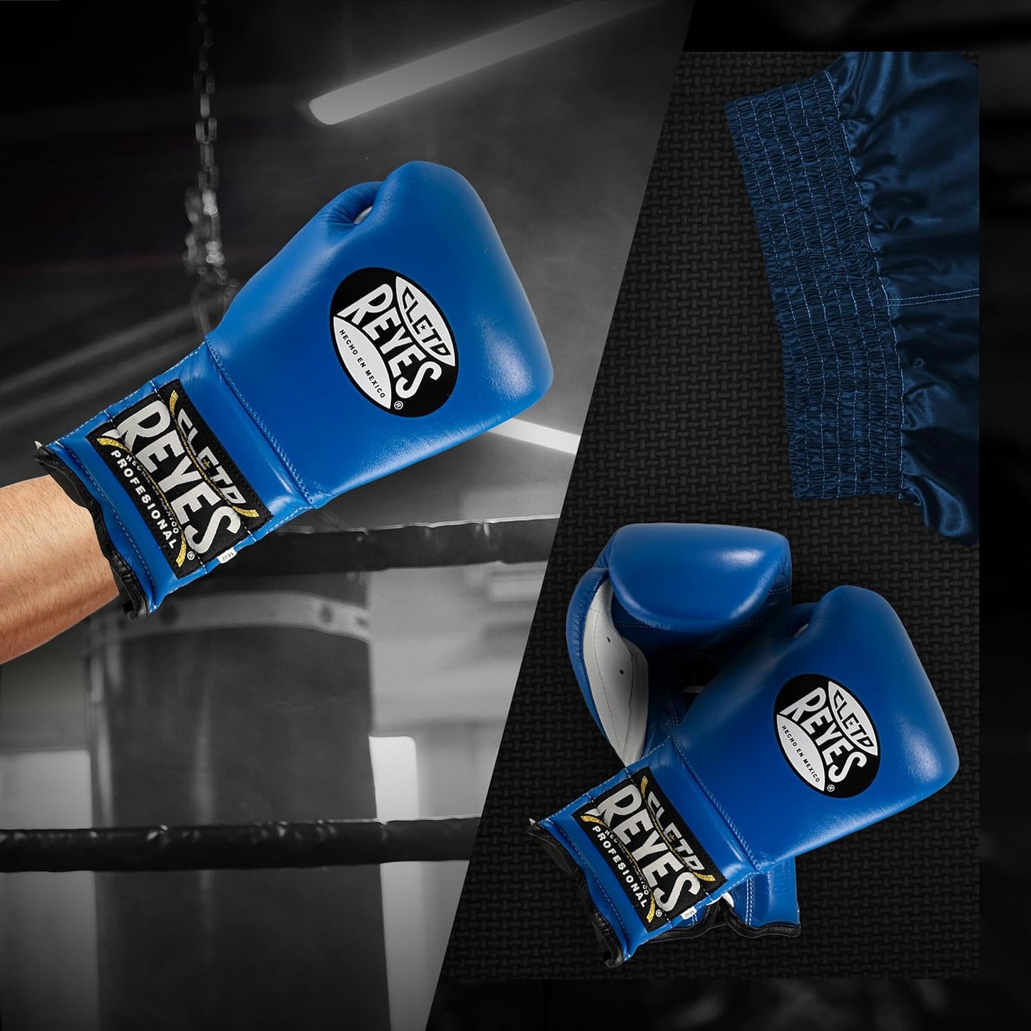 Cleto Reyes Traditional Lace Up Gloves (BLUE)