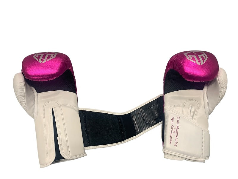 Grit Fight Shop Women's Boxing Gloves (METALLIC PINK)