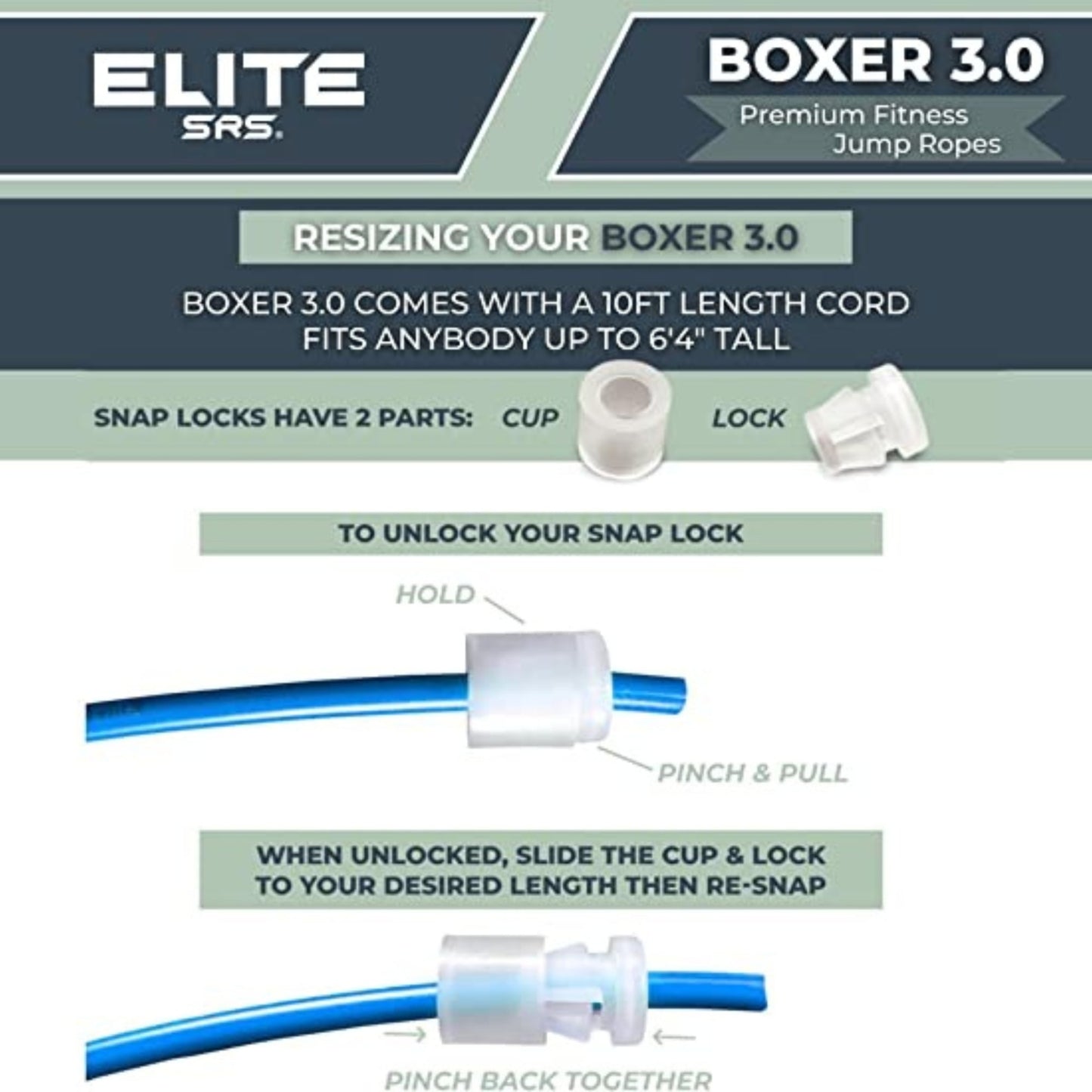 Elite SRS Boxing Ropes