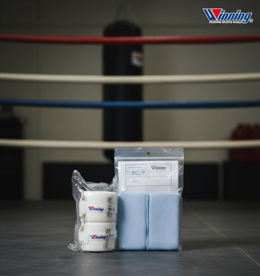 WINNING Hand wraps and Knuckle Guard Set (VL-B & NG-2)